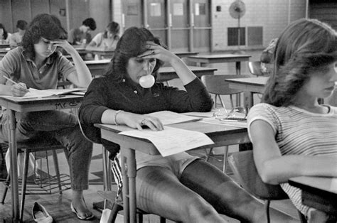 candid teens voyeur|70s High School Teacher Candidly Photographs His Students.